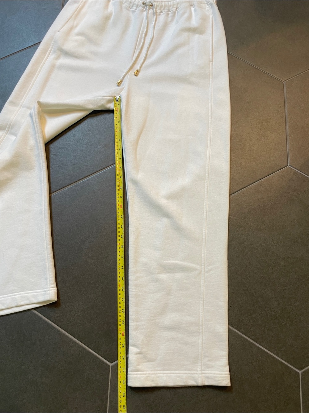 Escada Sport Women’s White Drawstring Jogger Pants L - Picture 6 of 8